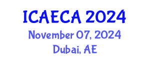 International Conference on Advanced Engineering Computing and Applications (ICAECA) November 07, 2024 - Dubai, United Arab Emirates