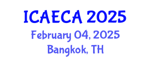 International Conference on Advanced Engineering Computing and Applications (ICAECA) February 04, 2025 - Bangkok, Thailand