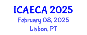 International Conference on Advanced Engineering Computing and Applications (ICAECA) February 08, 2025 - Lisbon, Portugal