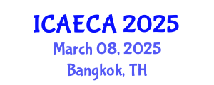 International Conference on Advanced Engineering Computing and Applications (ICAECA) March 08, 2025 - Bangkok, Thailand
