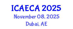 International Conference on Advanced Engineering Computing and Applications (ICAECA) November 08, 2025 - Dubai, United Arab Emirates