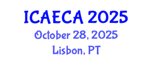International Conference on Advanced Engineering Computing and Applications (ICAECA) October 28, 2025 - Lisbon, Portugal