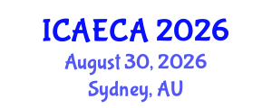 International Conference on Advanced Engineering Computing and Applications (ICAECA) August 30, 2026 - Sydney, Australia