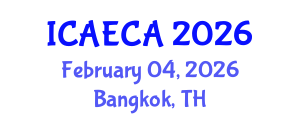 International Conference on Advanced Engineering Computing and Applications (ICAECA) February 04, 2026 - Bangkok, Thailand