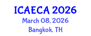 International Conference on Advanced Engineering Computing and Applications (ICAECA) March 08, 2026 - Bangkok, Thailand