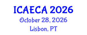 International Conference on Advanced Engineering Computing and Applications (ICAECA) October 28, 2026 - Lisbon, Portugal