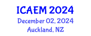 International Conference on Advanced Engineering Materials (ICAEM) December 02, 2024 - Auckland, New Zealand