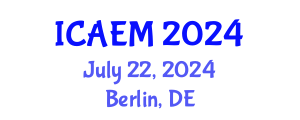 International Conference on Advanced Engineering Materials (ICAEM) July 22, 2024 - Berlin, Germany