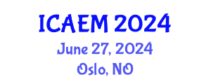 International Conference on Advanced Engineering Materials (ICAEM) June 27, 2024 - Oslo, Norway