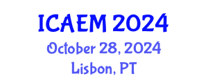 International Conference on Advanced Engineering Materials (ICAEM) October 28, 2024 - Lisbon, Portugal