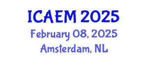 International Conference on Advanced Engineering Materials (ICAEM) February 08, 2025 - Amsterdam, Netherlands