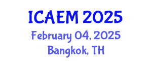 International Conference on Advanced Engineering Materials (ICAEM) February 04, 2025 - Bangkok, Thailand