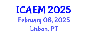 International Conference on Advanced Engineering Materials (ICAEM) February 08, 2025 - Lisbon, Portugal
