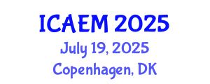 International Conference on Advanced Engineering Materials (ICAEM) July 19, 2025 - Copenhagen, Denmark