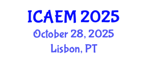 International Conference on Advanced Engineering Materials (ICAEM) October 28, 2025 - Lisbon, Portugal