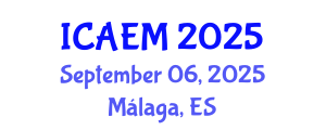 International Conference on Advanced Engineering Materials (ICAEM) September 06, 2025 - Málaga, Spain