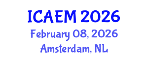 International Conference on Advanced Engineering Materials (ICAEM) February 08, 2026 - Amsterdam, Netherlands