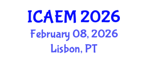 International Conference on Advanced Engineering Materials (ICAEM) February 08, 2026 - Lisbon, Portugal