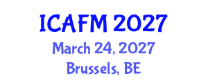 International Conference on Advanced Functional Materials (ICAFM) March 24, 2027 - Brussels, Belgium