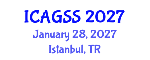 International Conference on Advanced Geotechnical Systems and Structures (ICAGSS) January 28, 2027 - Istanbul, Turkey International Conference on Advanced Geotechnical Systems and Structures (ICAGSS) January 28, 2027 - Istanbul, Turkey