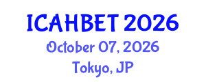 International Conference on Advanced Hydrogen-Based Energy Technologies (ICAHBET) October 07, 2026 - Tokyo, Japan