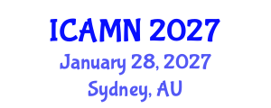 International Conference on Advanced Materials and Nanomaterials (ICAMN) January 28, 2027 - Sydney, Australia International Conference on Advanced Materials and Nanomaterials (ICAMN) January 28, 2027 - Sydney, Australia