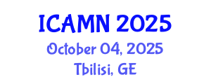 International Conference on Advanced Materials and Nanotechnology (ICAMN) October 04, 2025 - Tbilisi, Georgia