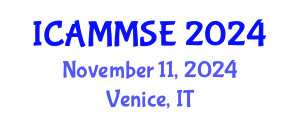 International Conference on Advanced Materials, Mechanics and Structural Engineering (ICAMMSE) November 11, 2024 - Venice, Italy