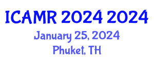 International Conference on Advanced Materials Research (ICAMR 2024) January 25, 2024 - Phuket, Thailand International Conference on Advanced Materials Research (ICAMR 2024) January 25, 2024 - Phuket, Thailand