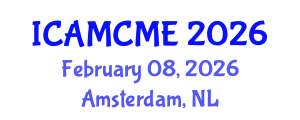 International Conference on Advanced Motion Control and Mechanical Engineering (ICAMCME) February 08, 2026 - Amsterdam, Netherlands