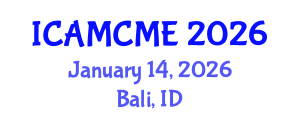 International Conference on Advanced Motion Control and Mechanical Engineering (ICAMCME) January 14, 2026 - Bali, Indonesia
