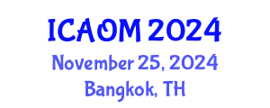International Conference on Advanced Operations Management (ICAOM) November 25, 2024 - Bangkok, Thailand