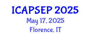 International Conference on Advanced Pedagogical Sciences and Educational Policies (ICAPSEP) May 17, 2025 - Florence, Italy