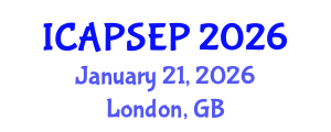 International Conference on Advanced Pedagogical Sciences and Educational Policies (ICAPSEP) January 21, 2026 - London, United Kingdom