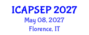 International Conference on Advanced Pedagogical Sciences and Educational Policies (ICAPSEP) May 08, 2027 - Florence, Italy International Conference on Advanced Pedagogical Sciences and Educational Policies (ICAPSEP) May 08, 2027 - Florence, Italy