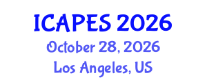 International Conference on Advanced Pedagogy and Educational Sciences (ICAPES) October 28, 2026 - Los Angeles, United States