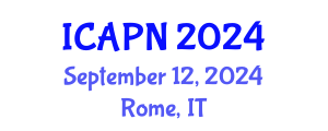International Conference on Advanced Practice Nursing (ICAPN) September 12, 2024 - Rome, Italy