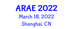 International Conference on Advanced Robotics and Automation Engineering (ARAE) March 18, 2022 - Shanghai, China