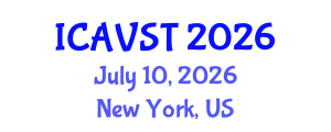 International Conference on Advanced Veterinary Science and Technology (ICAVST) July 10, 2026 - New York, United States International Conference on Advanced Veterinary Science and Technology (ICAVST) July 10, 2026 - New York, United States