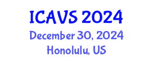 International Conference on Advanced Vibrational Spectroscopy (ICAVS) December 30, 2024 - Honolulu, United States