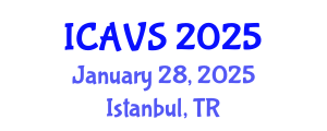 International Conference on Advanced Vibrational Spectroscopy (ICAVS) January 28, 2025 - Istanbul, Turkey