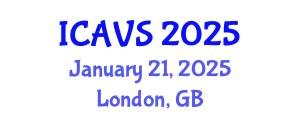 International Conference on Advanced Vibrational Spectroscopy (ICAVS) January 21, 2025 - London, United Kingdom