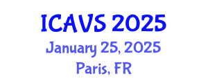 International Conference on Advanced Vibrational Spectroscopy (ICAVS) January 25, 2025 - Paris, France