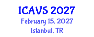 International Conference on Advanced Vibrational Spectroscopy (ICAVS) February 15, 2027 - Istanbul, Turkey International Conference on Advanced Vibrational Spectroscopy (ICAVS) February 15, 2027 - Istanbul, Turkey