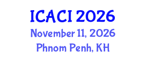International Conference on Advancements in Clinical Immunology (ICACI) November 11, 2026 - Phnom Penh, Cambodia International Conference on Advancements in Clinical Immunology (ICACI) November 11, 2026 - Phnom Penh, Cambodia