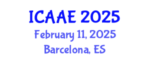 International Conference on Advances in Aerospace Engineering (ICAAE) February 11, 2025 - Barcelona, Spain
