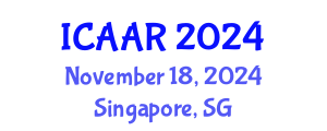 International Conference on Advances in Aging Research (ICAAR) November 18, 2024 - Singapore, Singapore