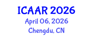 International Conference on Advances in Aging Research (ICAAR) April 06, 2026 - Chengdu, China International Conference on Advances in Aging Research (ICAAR) April 06, 2026 - Chengdu, China