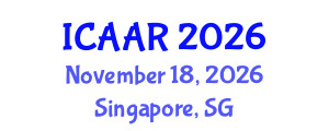 International Conference on Advances in Aging Research (ICAAR) November 18, 2026 - Singapore, Singapore