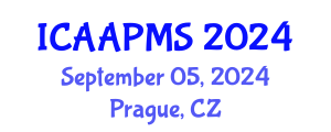 International Conference on Advances in Applied Physics and Materials Science (ICAAPMS) September 05, 2024 - Prague, Czechia